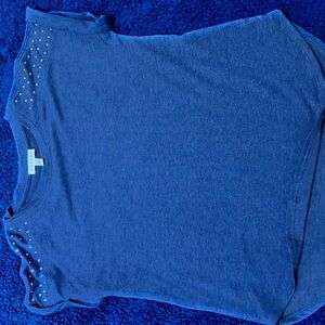 Blue Studded Top